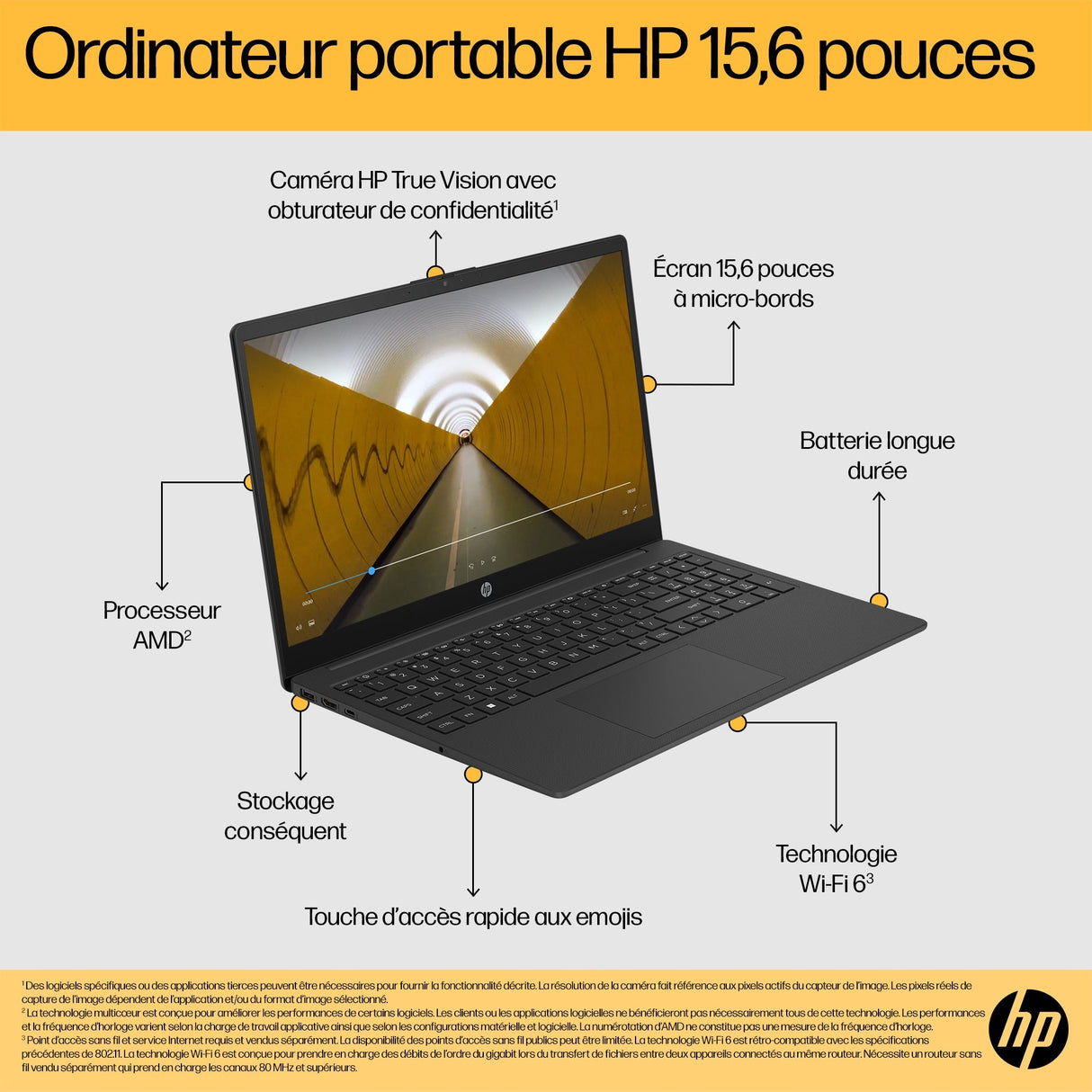 Ordinateur portable HP 15-fc0151nf (15,6")