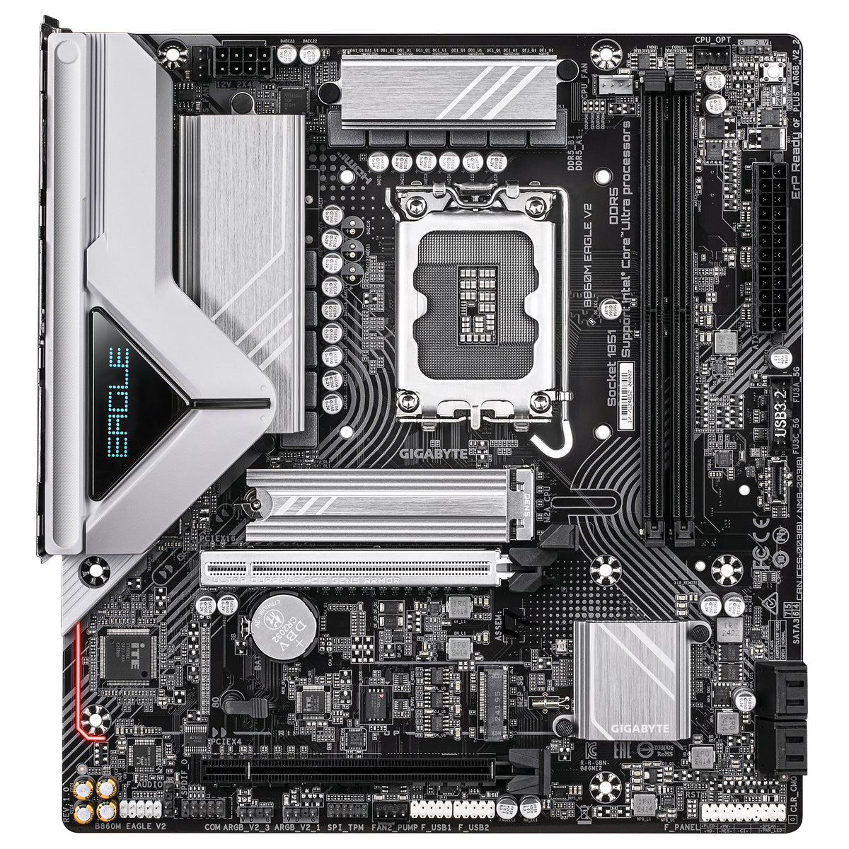 Carte mere - GIGABYTE - B860M EAGLE V2 - Format Micro-ATX - Chipset Intel B860 - DDR5