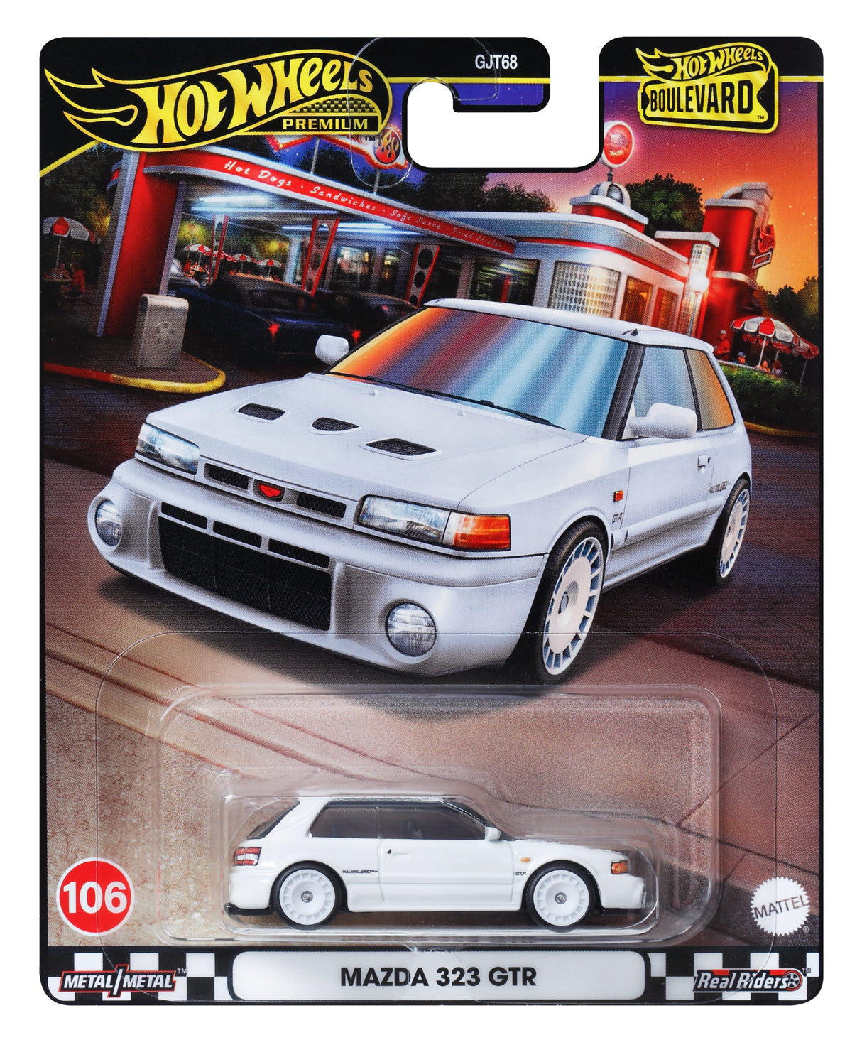 Hot Wheels Boulevard Véhicule 1/64 – Modele aléatoire (4 coffrets de 5) – Voiture miniature métal Real Riders