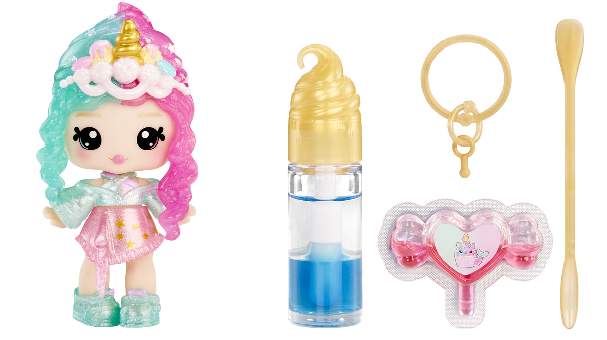 Yummiland Lip Gloss Doll - Color Change Combo - Phoebe Frappe
