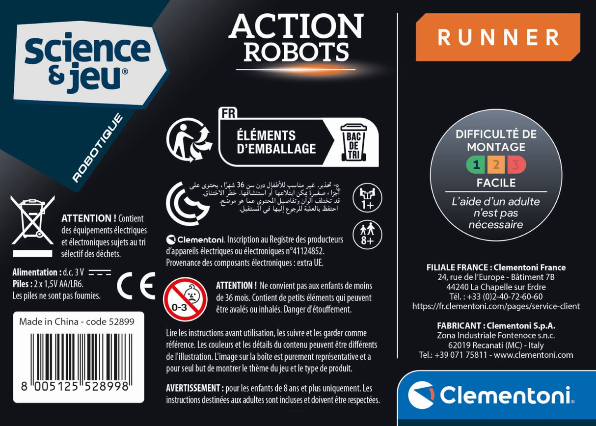 CLEMENTONI - Action Robot - Runner