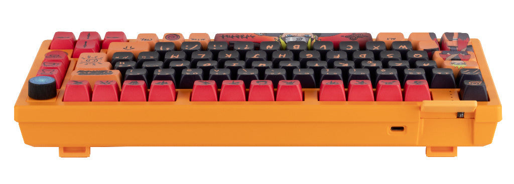 Clavier filaire/sans fil - Mécanique - KONIX - Naruto Shippuden - Édition Pro Collector Numérotée - AZERTY - LED RVB