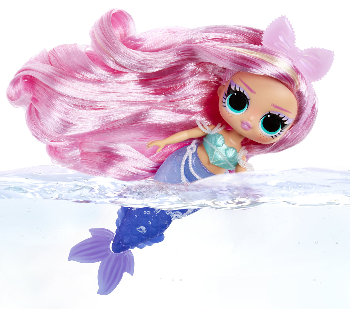 L.O.L. Surprise! Tweens - Sirene Lola - Poupée avec queue de sirene qui change de couleur, Nageoire mobile, Accessoires - 4 ans