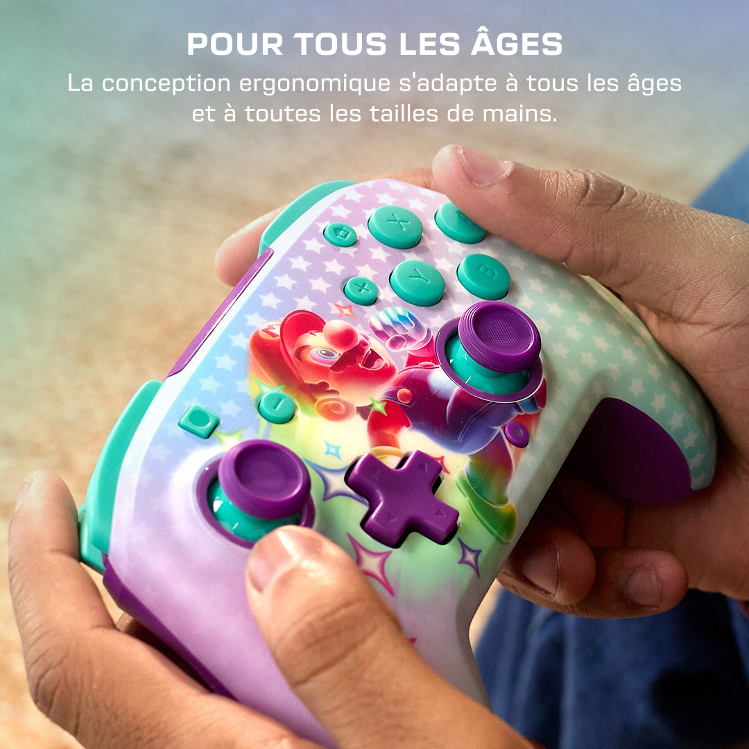 Manette gaming sans fil pour Nintendo Switch™ - TURTLE BEACH - TBC-8101-95 - Rematch™ Invincible Mario