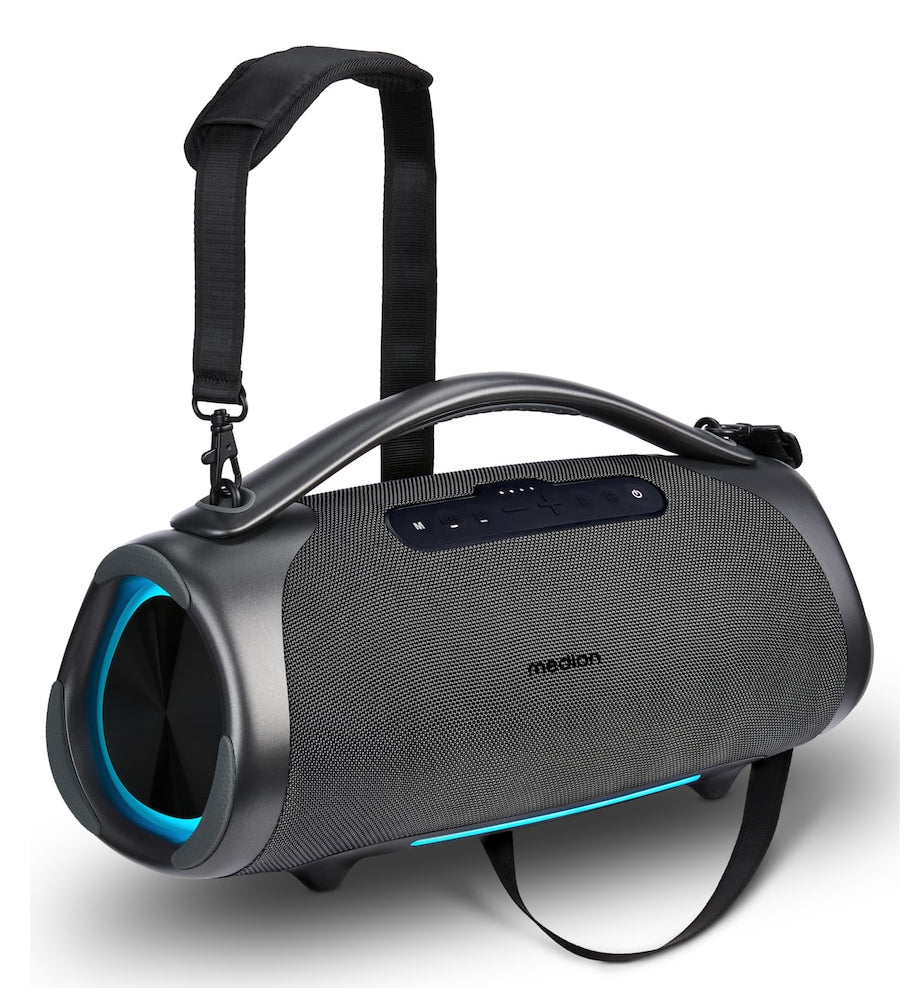 Enceinte Bluetooth - MEDION - XL - 100W RMS - Autonomie 30h - Protection IPX7 - RGB