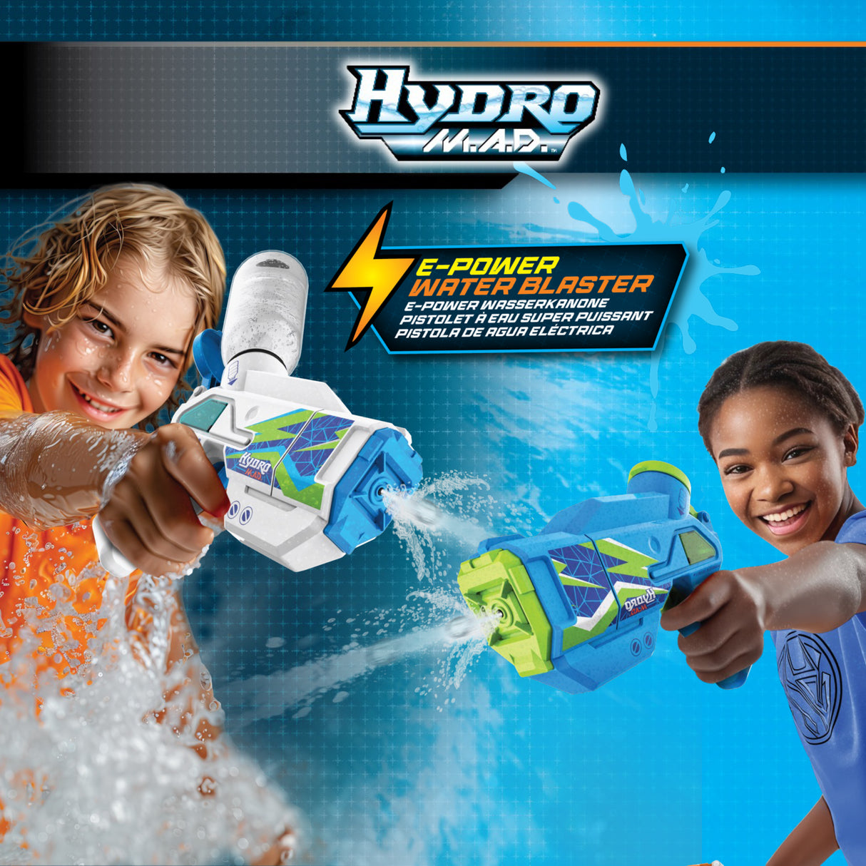 Pistolet a eau élétronique - SILVERLIT - HYDROMAD MINI BLASTER PACK 2 - Des 8 ans