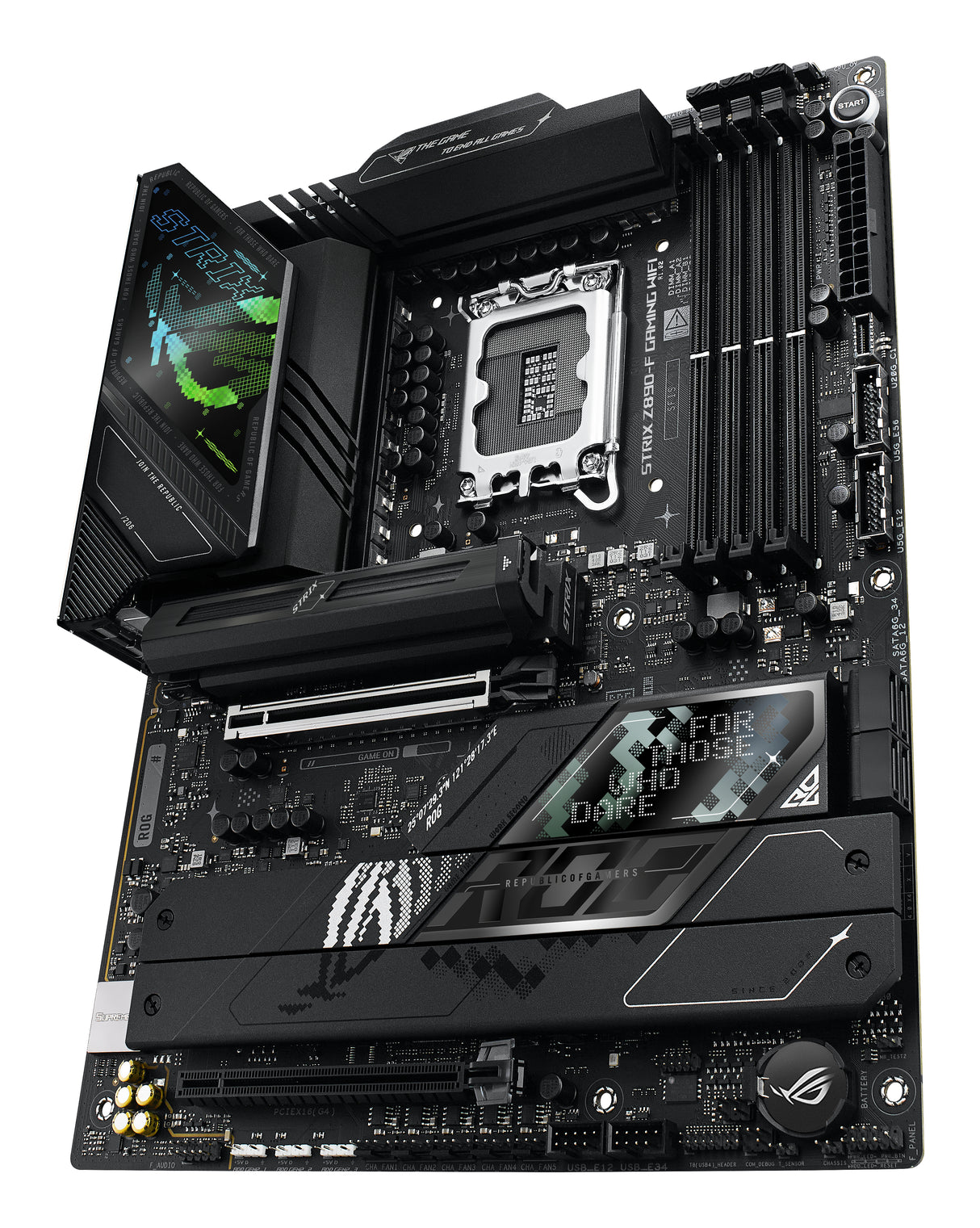 Carte mere - ASUS - ROG STRIX Z890-F GAMING WIFI - Intel Z890 LGA 1851 (Socket V1) ATX