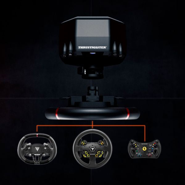 Volant de course avec base + pédalier - THRUSTMASTER - T598 P - Moteur Direct Axial Drive - PC, PS4, PS5
