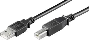 Cable Goobay USB 2.0 type A - B M/M 1,80m (Noir)