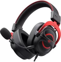 Casque Gamer filaire Havit Fuxi H2002E Pro (Noir/Rouge)