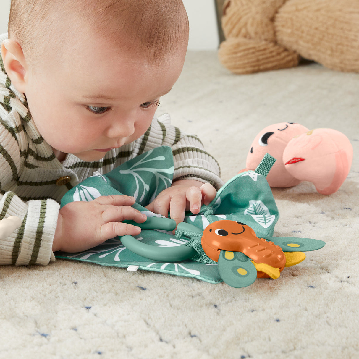 Fisher-Price-Les Sens en éveil - Coffret 4 jouets sensoriels pour bébé - Fisher-Price - HRB17
