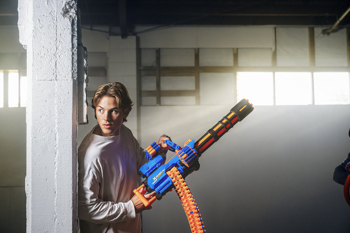 Pistolet sur trépied - ZURU XSHOT - Motorized Rage Fire - 72 fléchettes