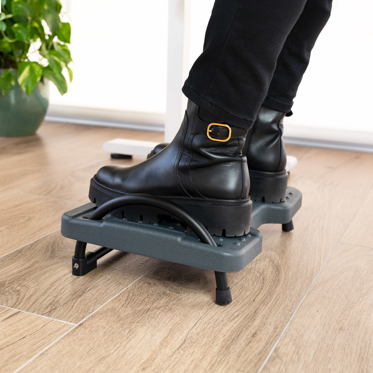 Repose-pieds à inclinaison réglable Tooq TQFR0601-G (gris)