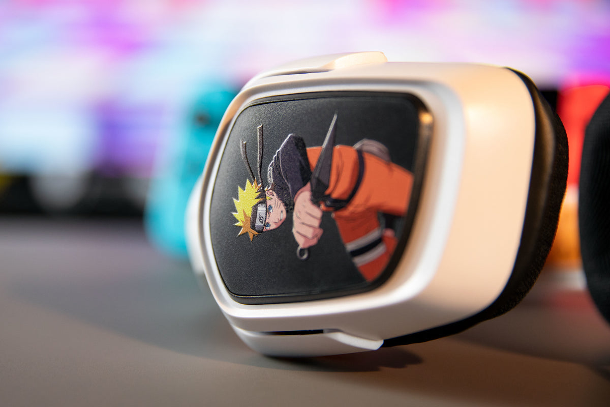 Casque gaming - Filaire - PS4, PS5, Switch, Xbox One et Series X|S - Konix - Naruto Shippuden - Microphone - Câble 1,5 m - Naruto