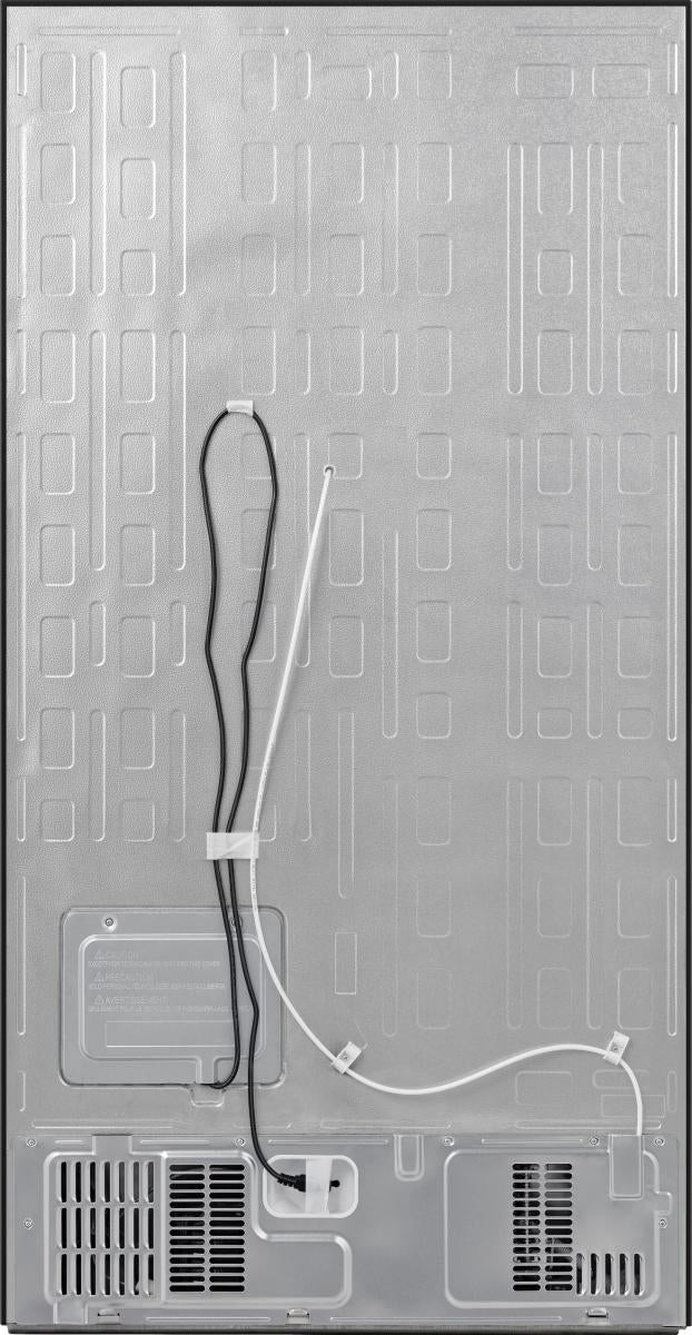 Réfrigérateur Américain - HISENSE - RS818N4TFC - 632 L - Classe C - 91 x 73 x 179 cm - Inox noir