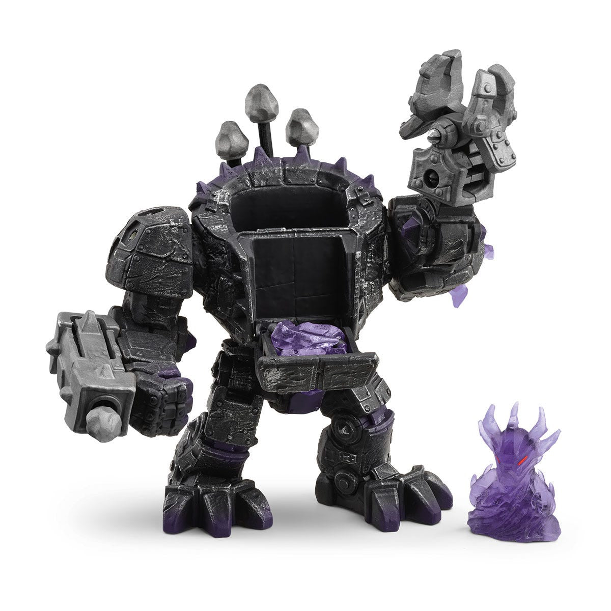 Master Robot des Ténebres Avec Mini Creature, des 7 ans, Schleich 42557 Eldrador Mini Creatures - coffret, 18,4 x 11 x 23 cm
