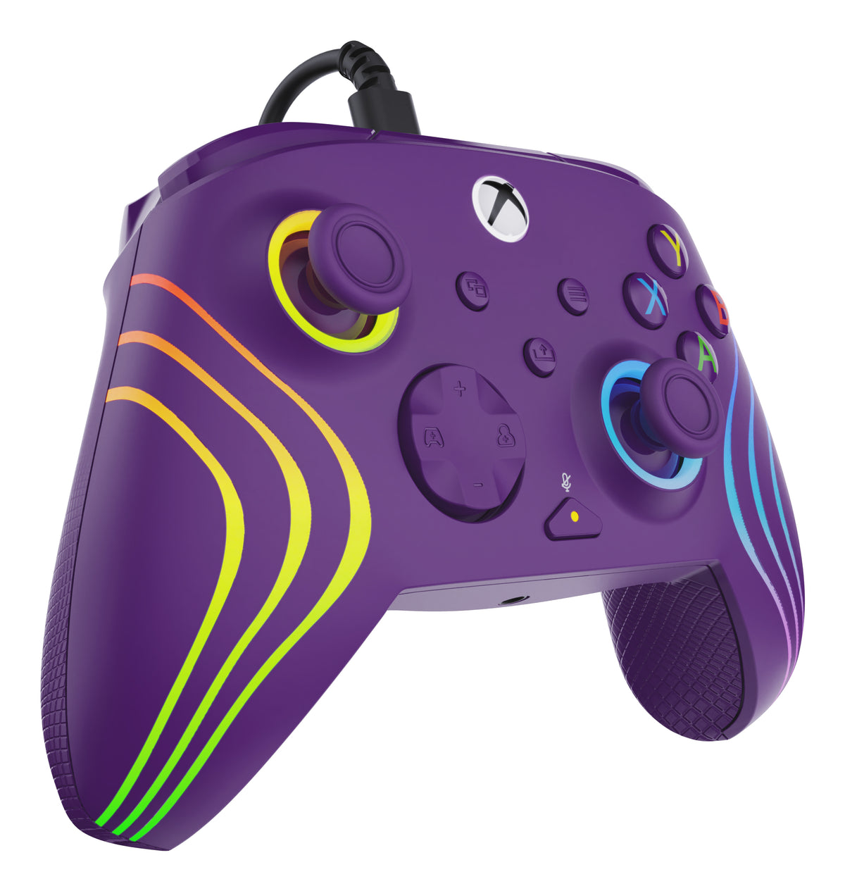 Manette de jeu - Xbox Series X|S, Xbox One et PC - Afterglow Wave - RGB - Filaire - Violet - TURTLE BEACH