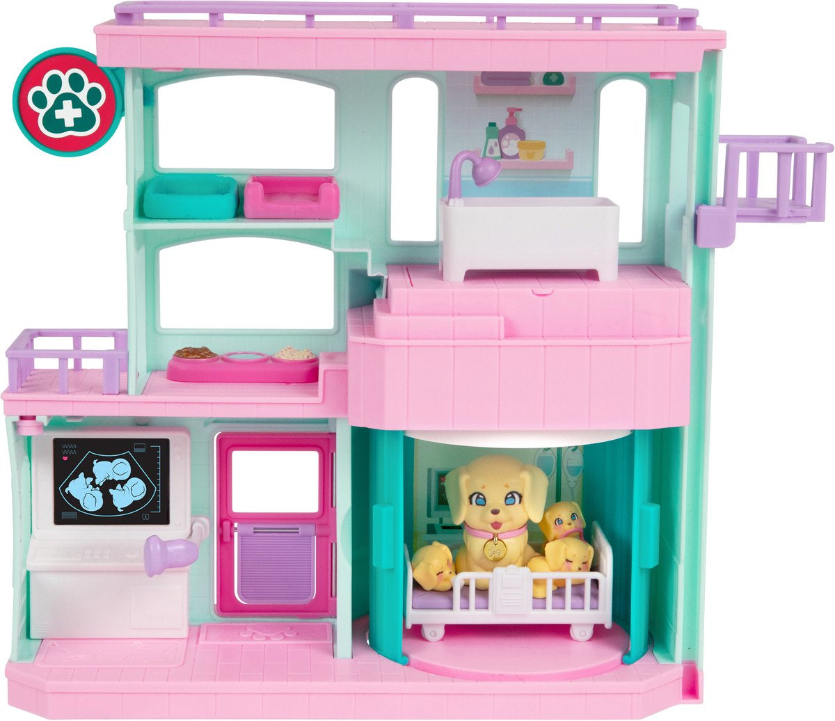 Clinique vétérinaire - LITTLE LIVE PETS - Mama Surprise - Accessoires inclus - Naissance magique