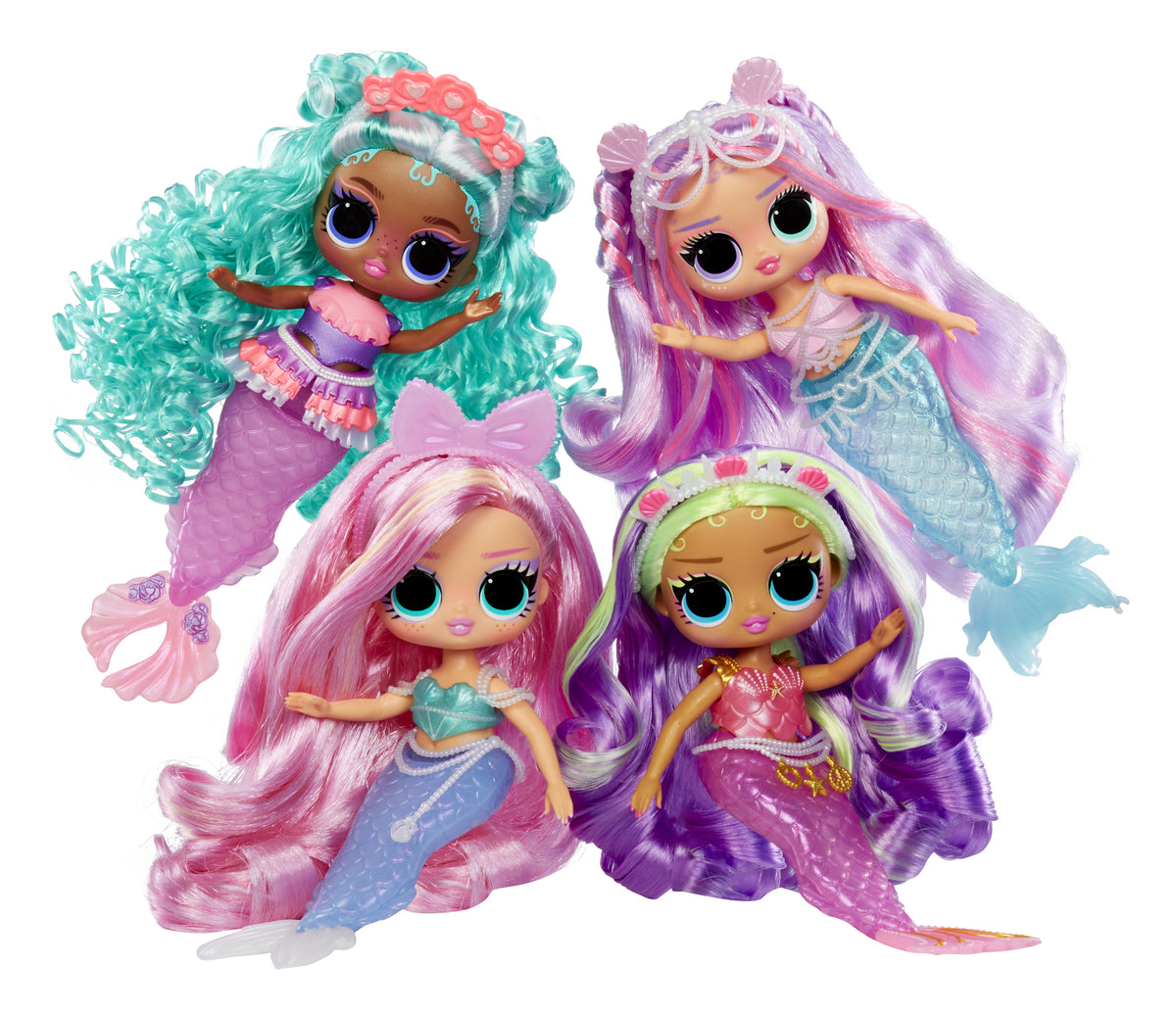 L.O.L. Surprise! Tweens - Sirene Serena - Poupée avec queue de sirene qui change de couleur, Nageoire mobile, Accessoires - 4 ans