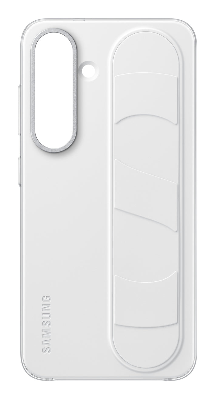 Coque - Samsung - Galaxy S25 - Blanc - Fonction Support - Laniere Intťgrťe