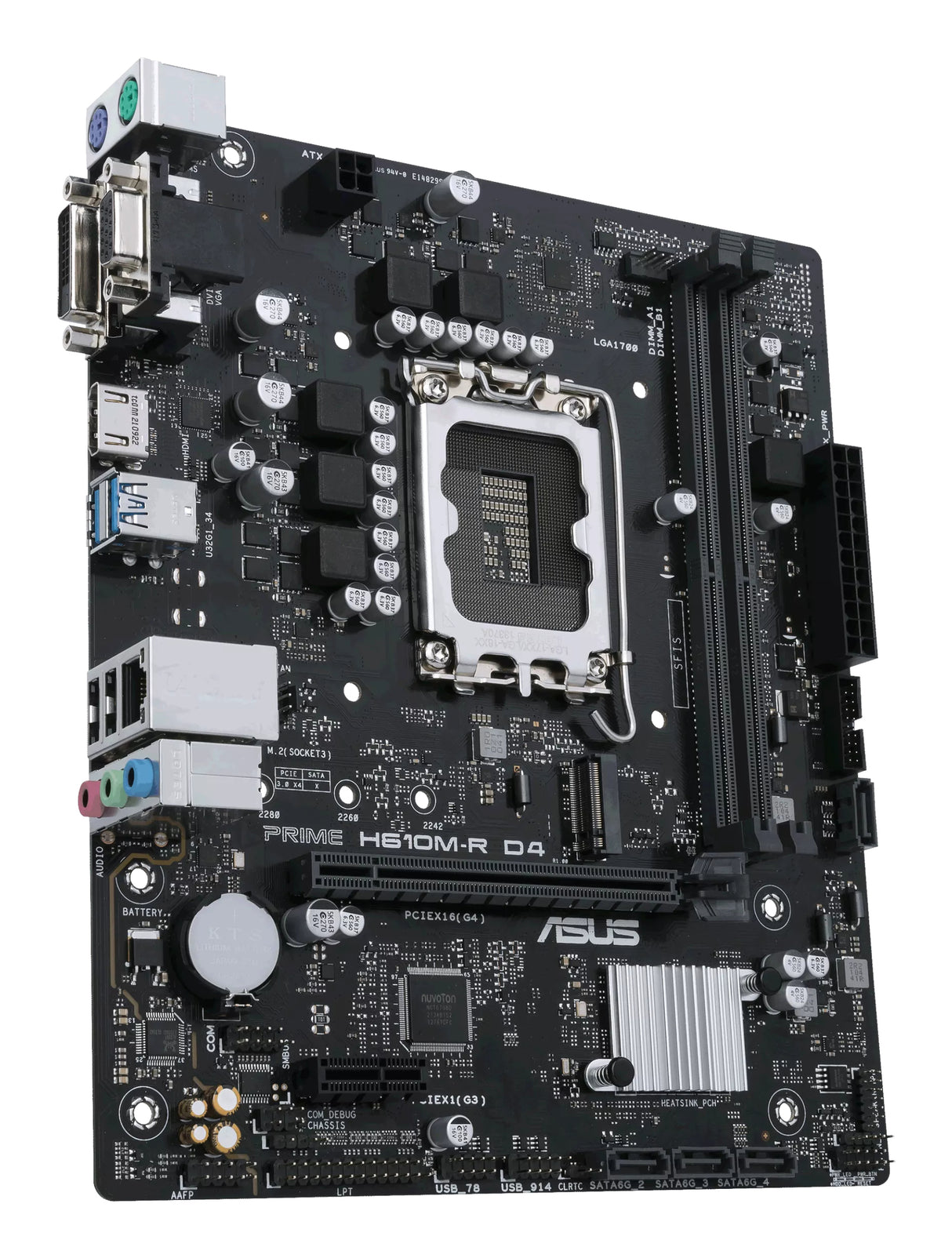 Carte Mère Asus Prime H610M-R DDR4 (Intel LGA 1700) Micro ATX (Bulk)