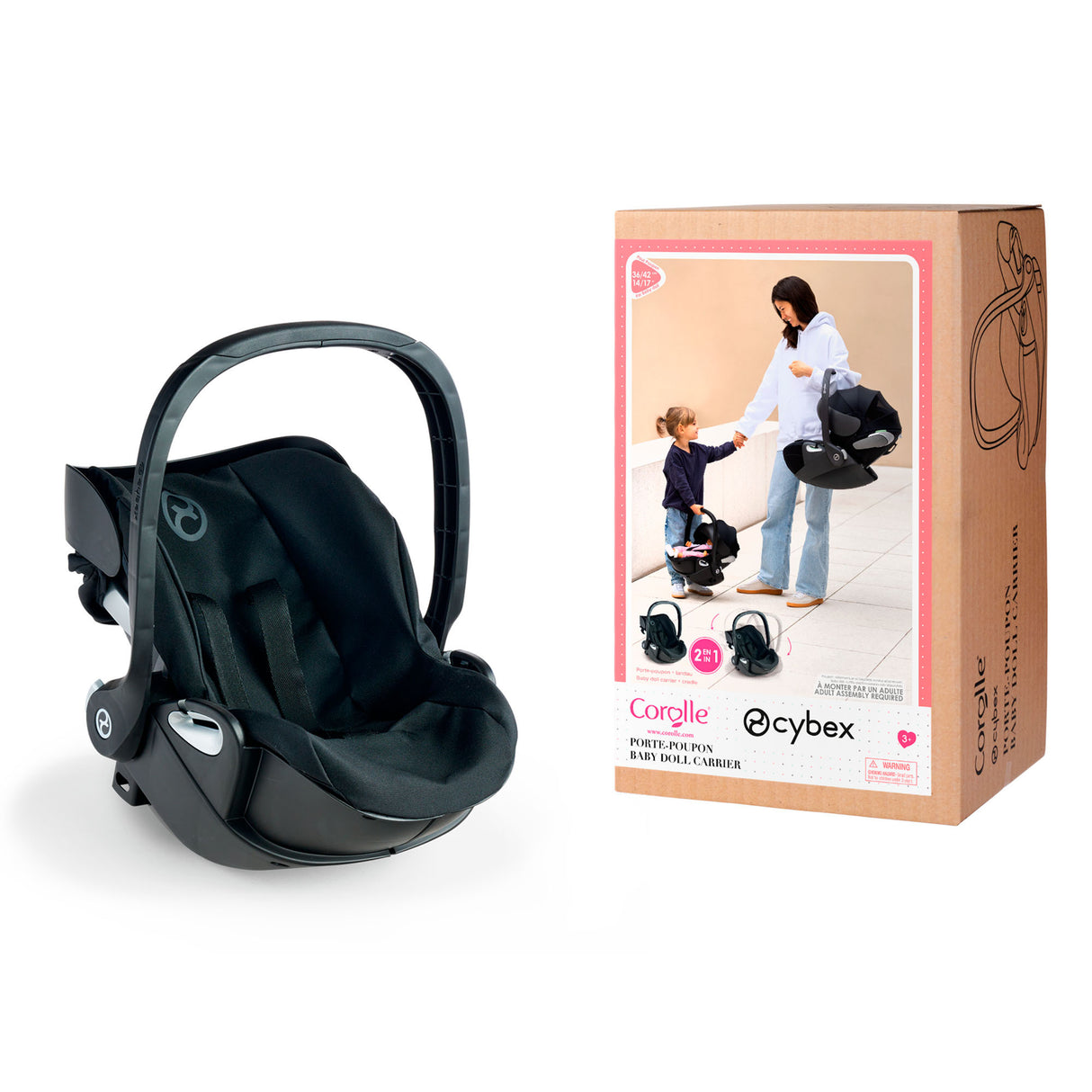 Porte-Poupon 2-en-1 - COROLLE - Cybex Priam - Pour poupons de 36 a 42 cm - Des 3 ans