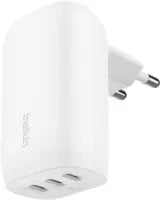 Chargeur secteur Belkin BoostCharge - 3x USB-C 67W (Blanc)