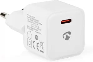 Chargeur secteur Nedis 1 port USB-C 20W (Blanc)