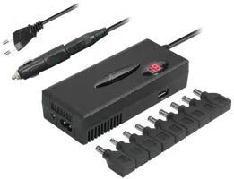 Chargeur universel Advance PC portable 110W (90W nominal) 9 embouts secteur + allume cigare
