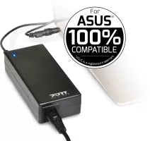 Chargeur universel Port Designs compatible Asus 90W - 5 embouts