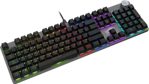 Clavier Gamer mécanique (Red Switch) MSI Forge GK320 RGB (Noir)
