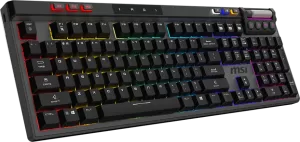 Clavier Gamer sans fil Bluetooth m�canique MSI Strike Pro Silent RGB (Noir)