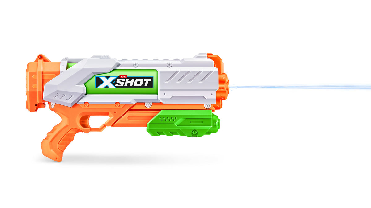 Pistolet ŕ eau - ZURU - X-SHOT Medium Fast-Fill - Remplissage 1 seconde - Portée 9 m - Réservoir 700 ml