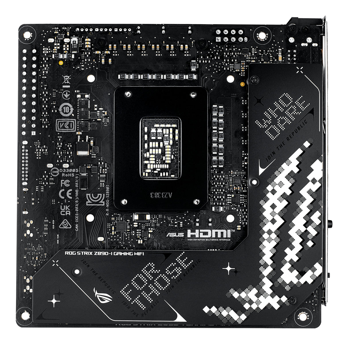Carte mere - ASUS - ROG STRIX Z890-I GAMING WIFI - Intel Z890 LGA 1851 (Socket V1) mini ITX