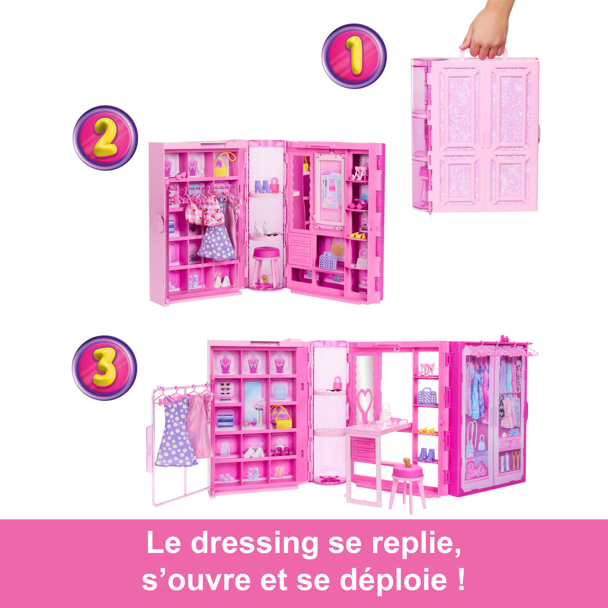 Barbie-Dressing de Reve-Coffret HXD58