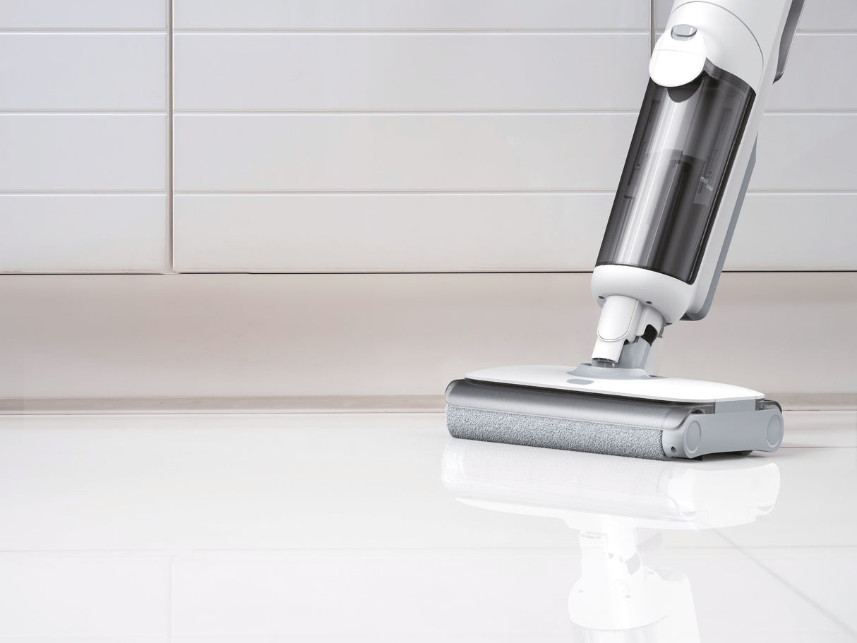 HOOVER HW500 - Aspirateur Balai Laveur sans Fil Eau et Poussiere - Double Rouleau - Moteur Haute Performance 230W