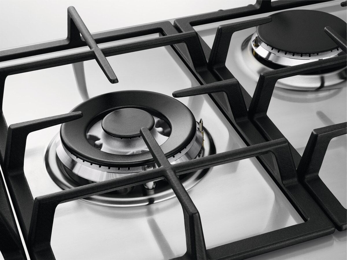 Plaque de cuisson a gaz - ELECTROLUX - 5 foyers - 74,4 x 51 cm - KGS7536SX - Inox