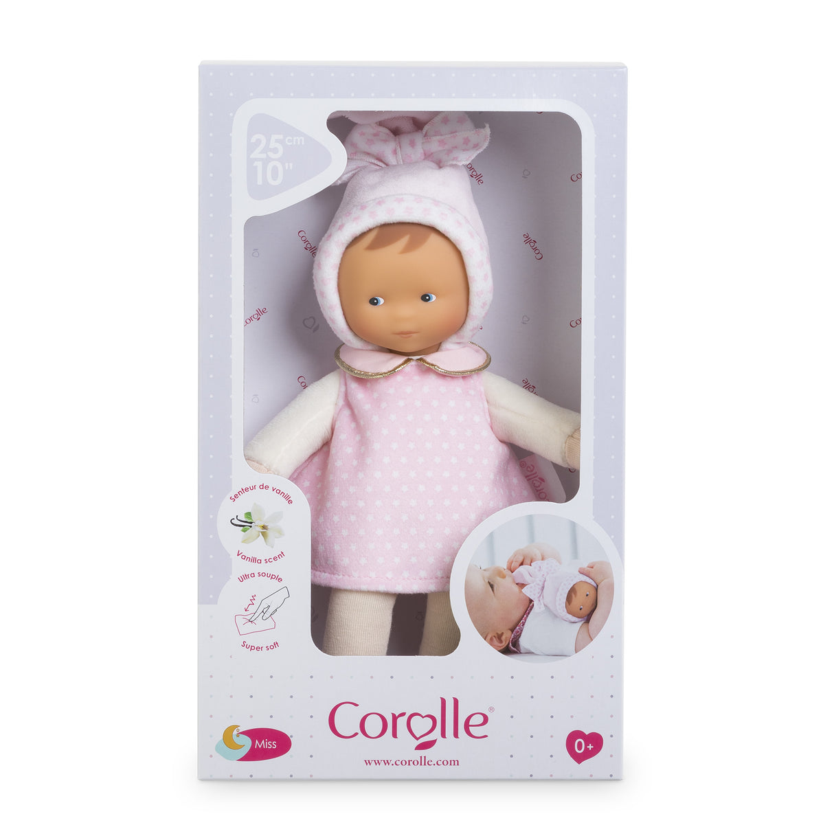 Doudou - COROLLE - Miss Reves d'Étoiles - 25 cm - senteur vanille - des la naissance