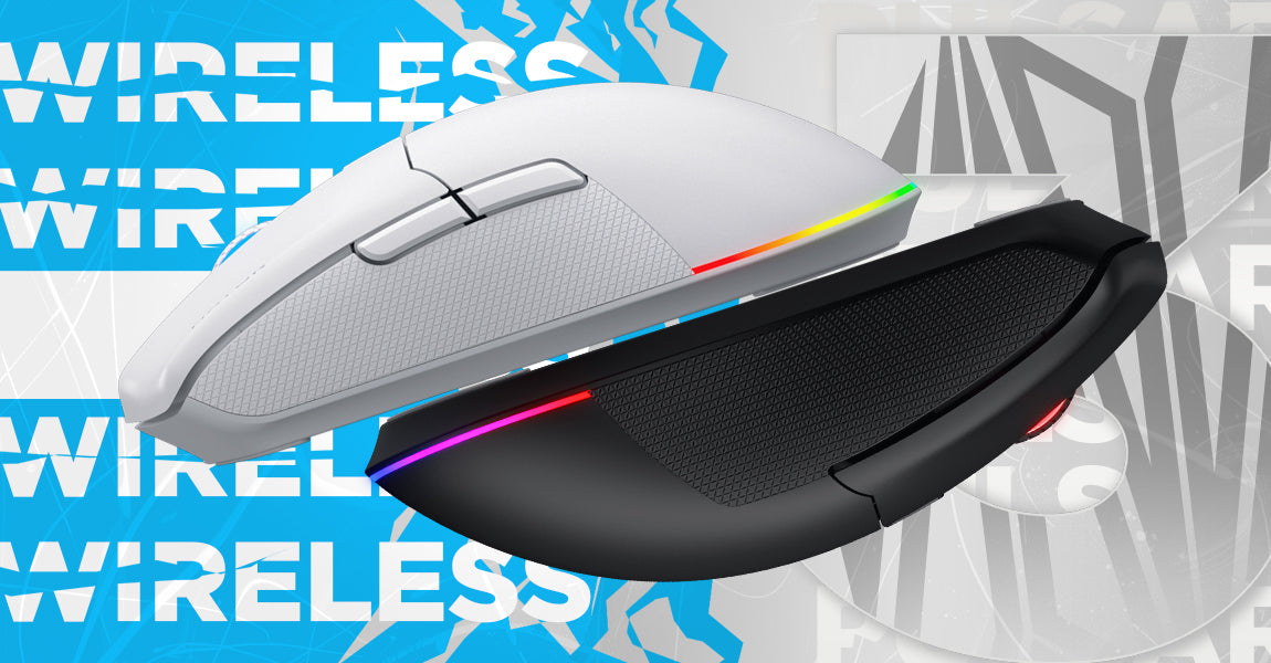 Souris sans fil Gamer Hator Pulsar 3 RGB (Noir)