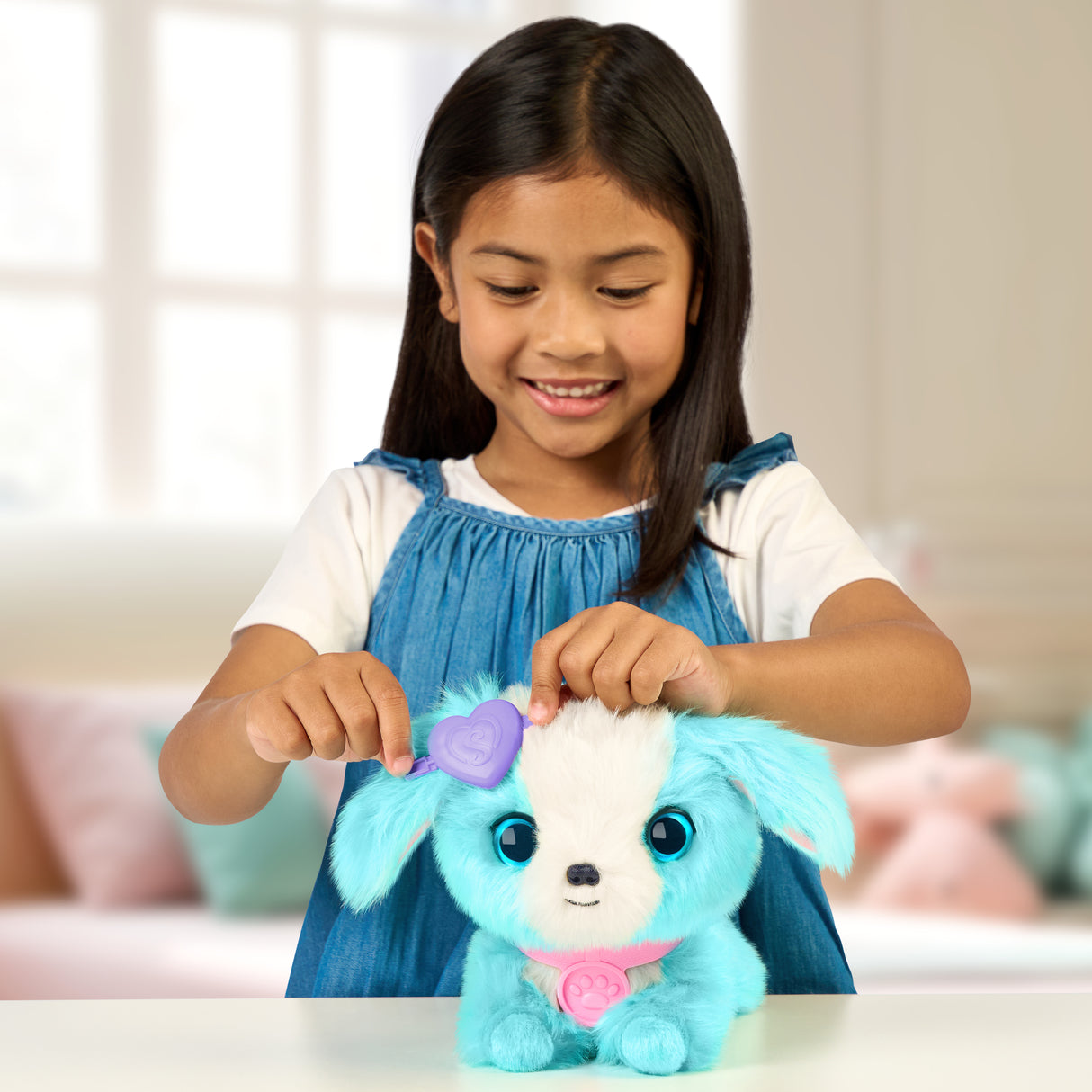 Animaux en peluche - SCRUFF A LUVS - Boule de poils - Bleu