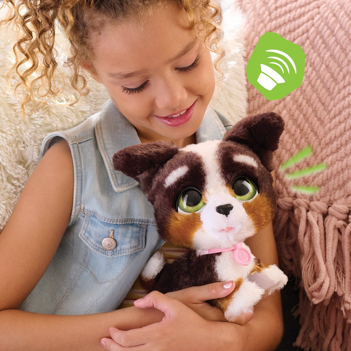 Jouet interactif - FURREAL FRIENDS - Chiot Grand Marcheur 23 cm - Animal interactif avec laisse