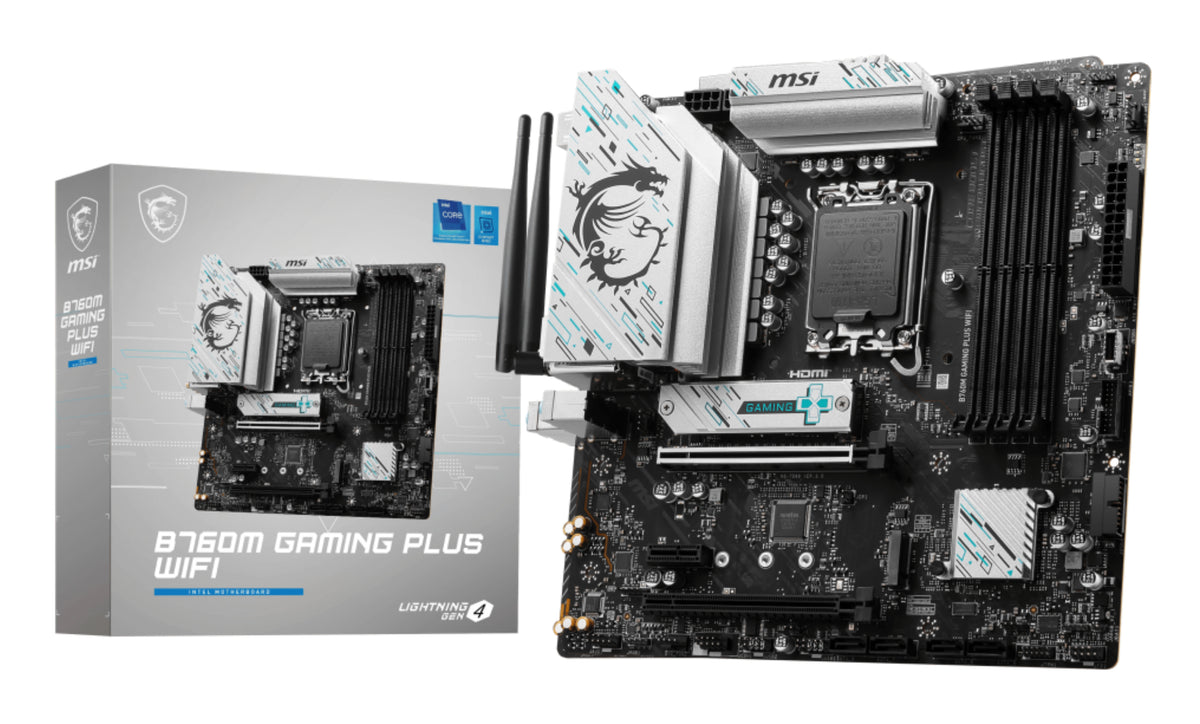 Carte mere - MSI - B760M GAMING PLUS WIFI Intel B760 LGA 1700 micro ATX