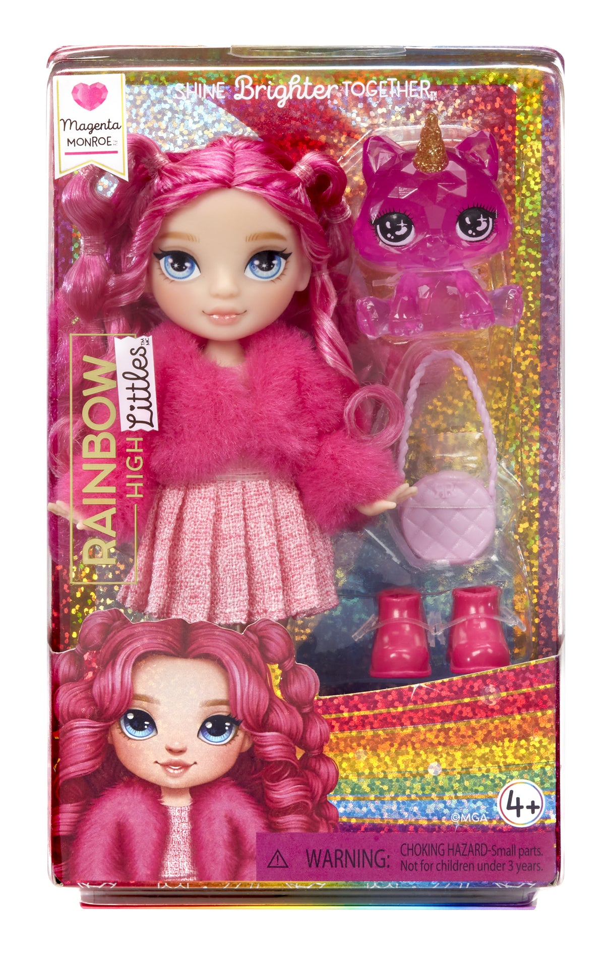 Rainbow High Littles - Poupée 15cm + animal de compagnie - Rose - Des 4ans