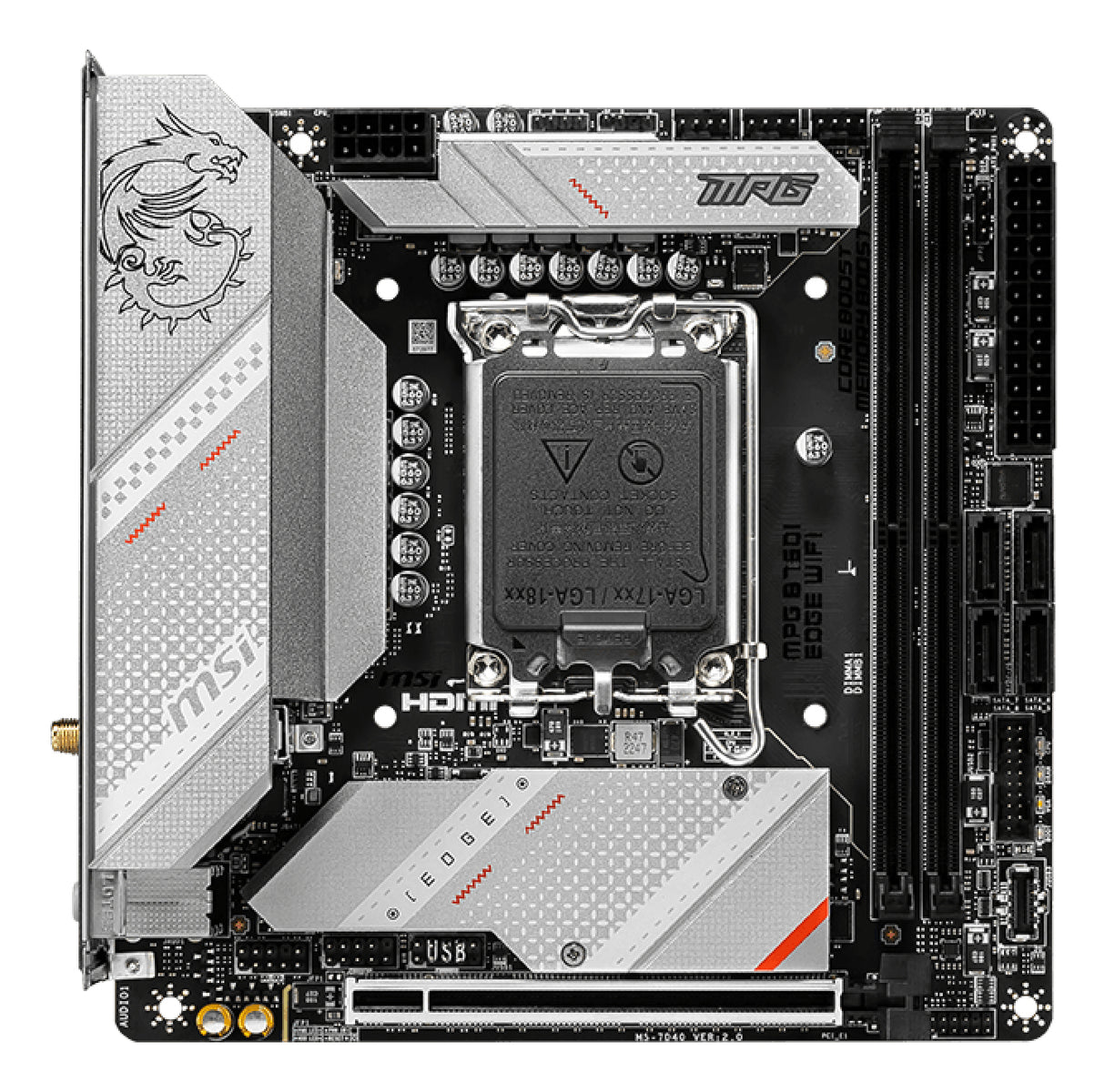 Carte mere - MSI - MPG B760I EDGE WIFI Intel B760 LGA 1700 mini ATX