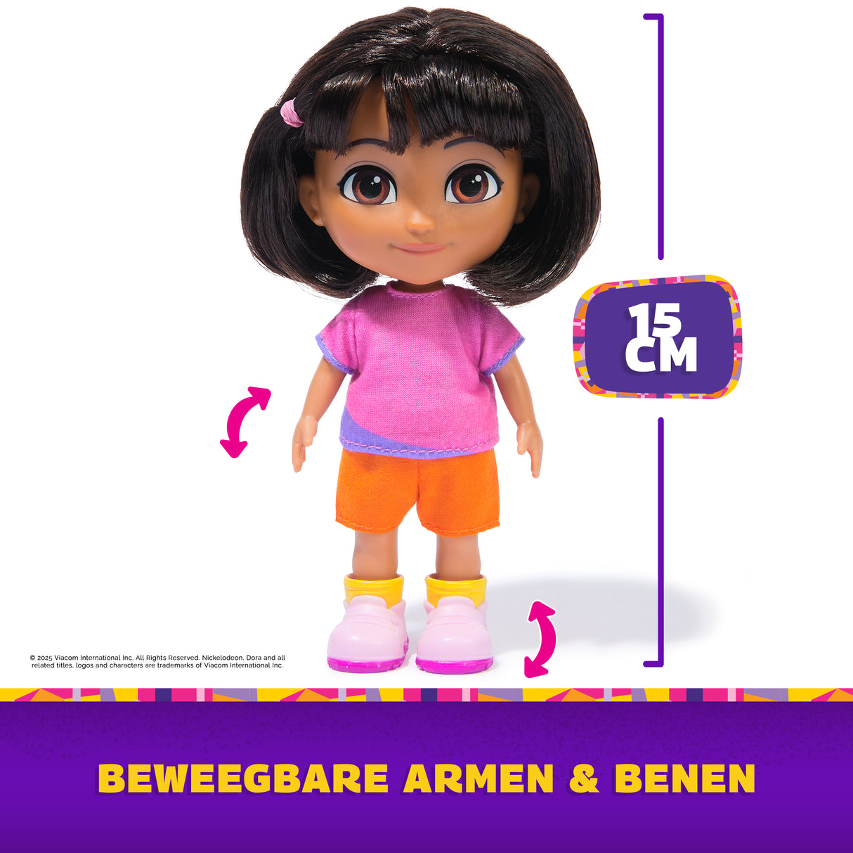 Dora - Poupée 15cm + figurine Babouche - des 3 ans - Dora l'exploratrice
