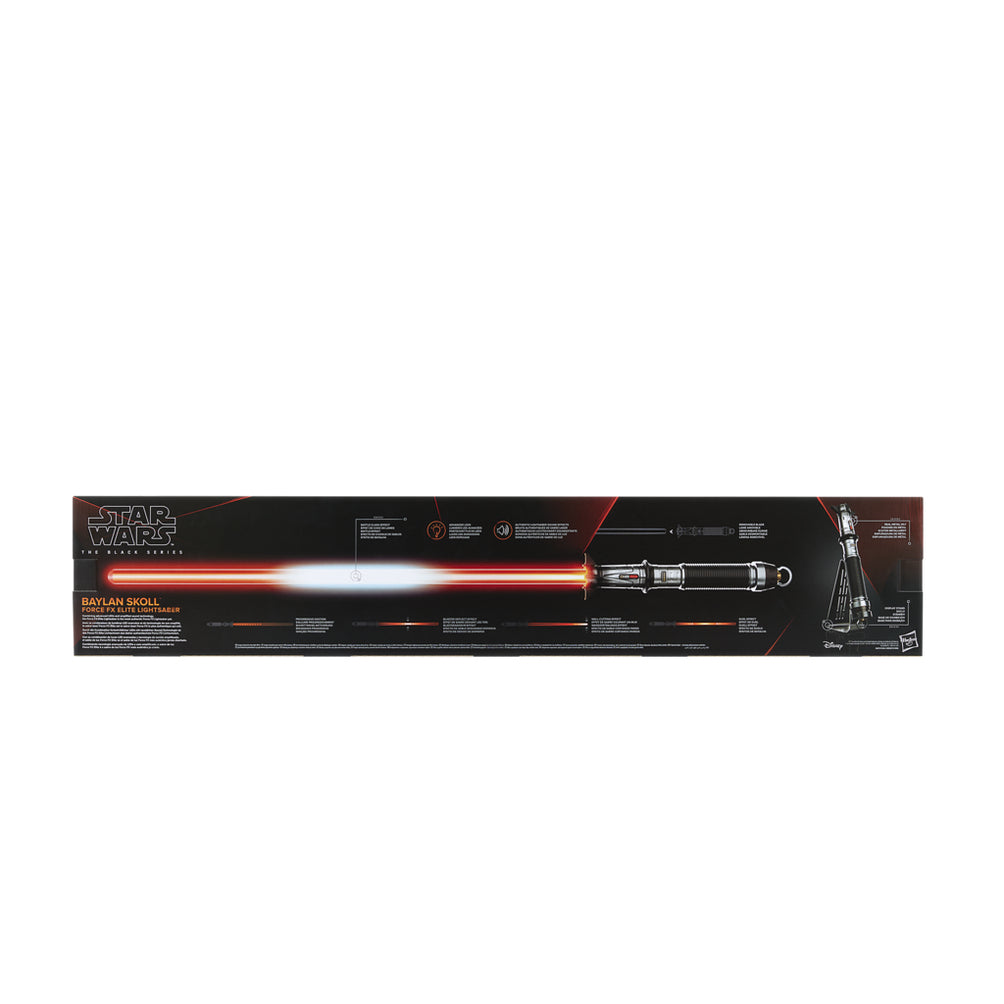 Sabre laser Baylan Skoll électronique, Force FX Elite avec LED et effets sonores premium, des 14 ans, Star Wars The Black Series