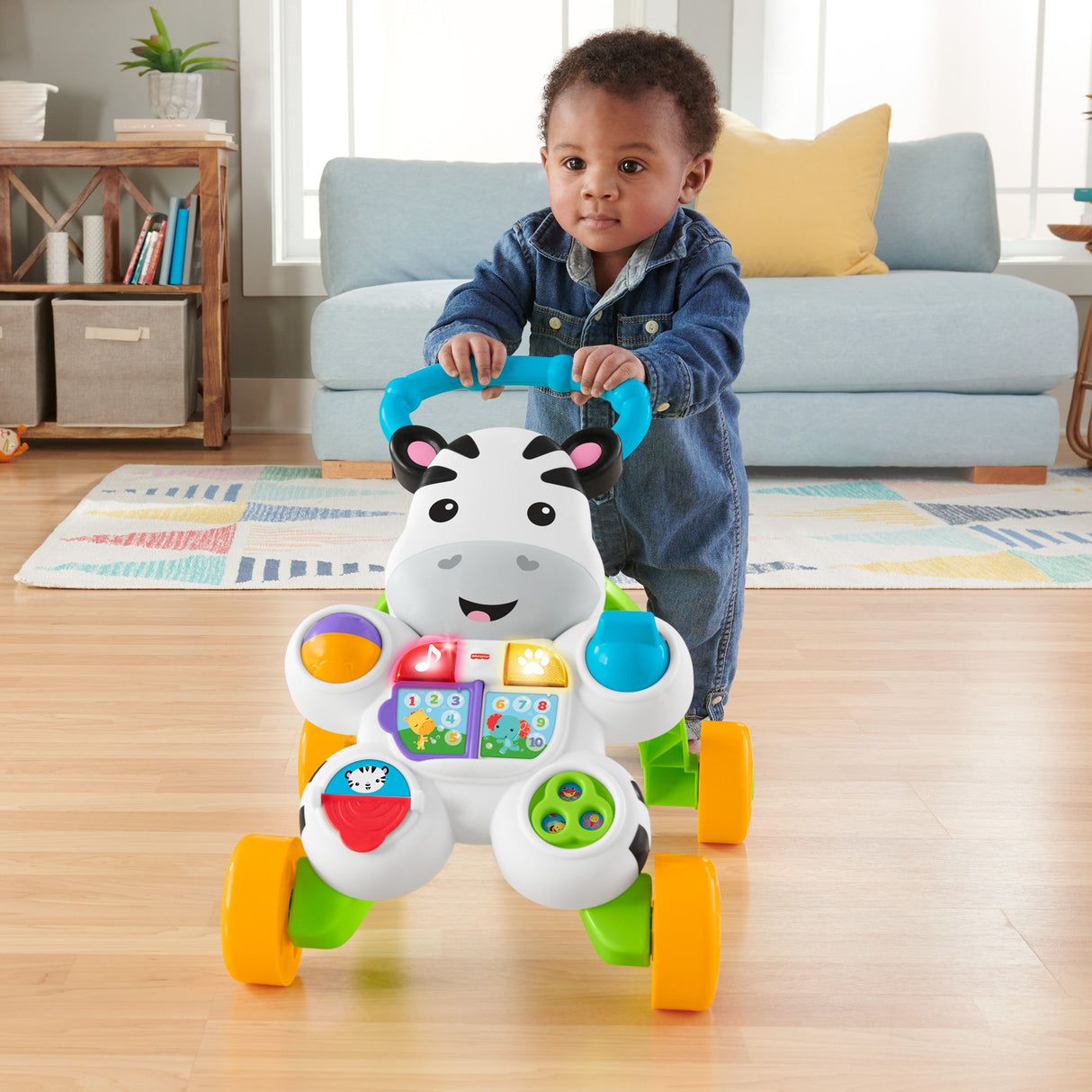 Fisher-Price - Mon Trotteur Zebre Parlant - Trotteur bébé - 6 mois et + DLD96