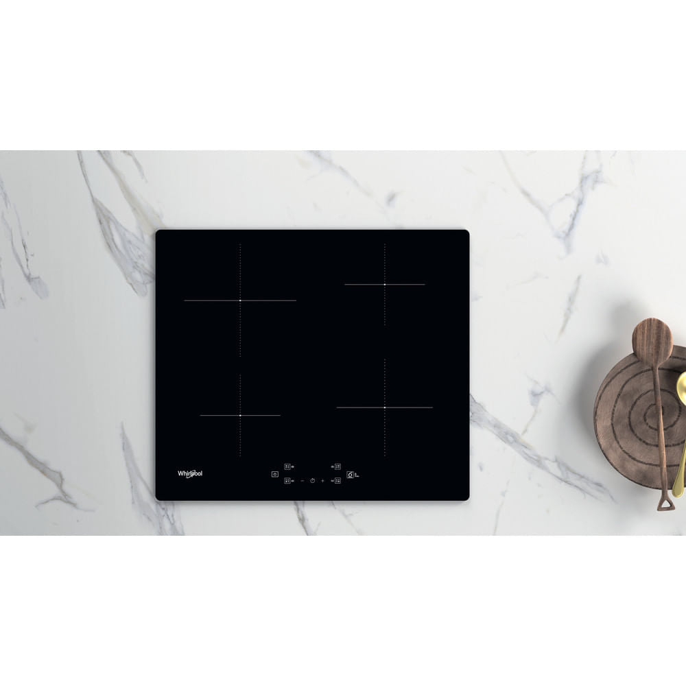 Plaque induction - WHIRLPOOL - WSQ2160NE - 4 foyers/boosters - 7200 W - Largeur 60 cm