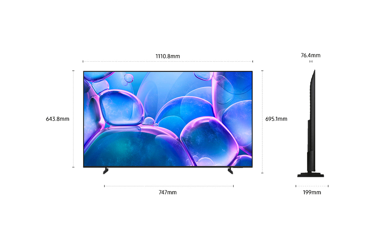 Samsung TU50U7005F - TV LED 50 (125 cm) - 4K UHD 3840x2160 - HDR10+ - Smart TV - Gaming Hub - 3xHDMI - WiFi