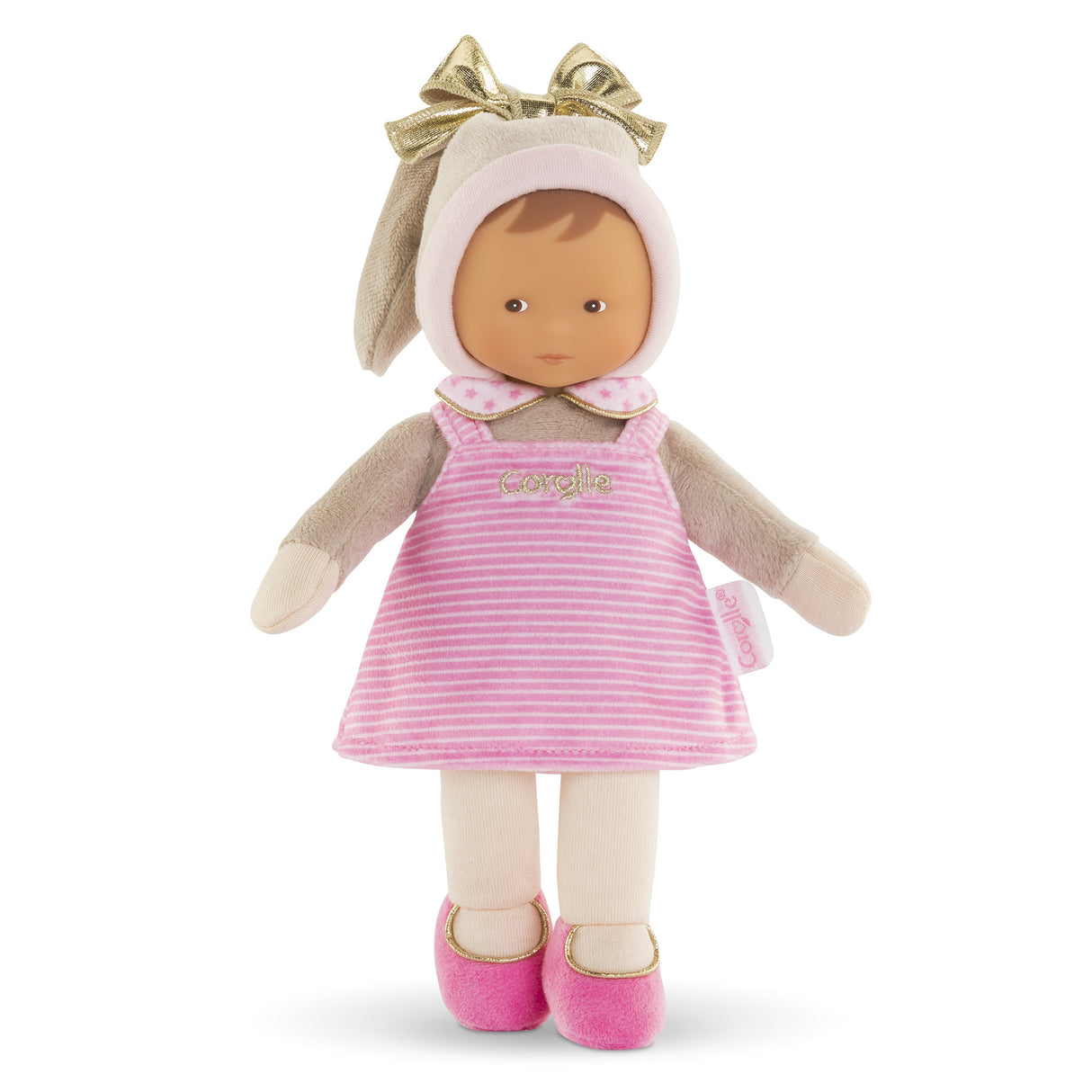Mon Doudou COROLLE - Miss Rayée Reves d'Etoiles - 25 cm - petite poupée - senteur de vanille - des la naissance